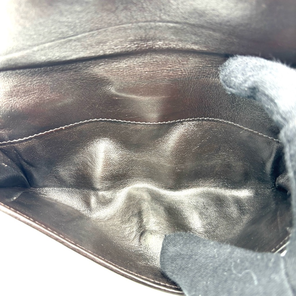 Gucci Brown and Black Clutch with Iconic Monogram - Picture 6 of 10